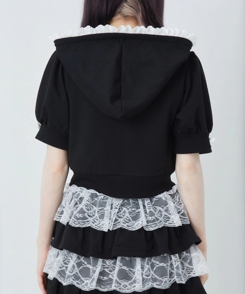Ank Rouge(アンクルージュ)の「天使のPK(パーカー・レディース・グレー/ブラック/ピンク・M)」の11枚目の写真