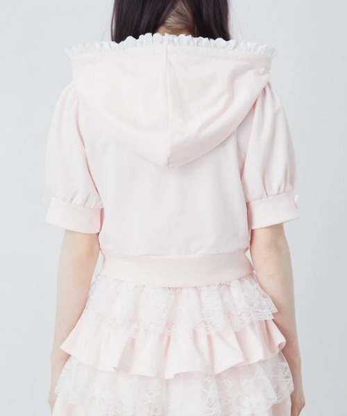 Ank Rouge(アンクルージュ)の「天使のPK(パーカー・レディース・グレー/ブラック/ピンク・M)」の8枚目の写真