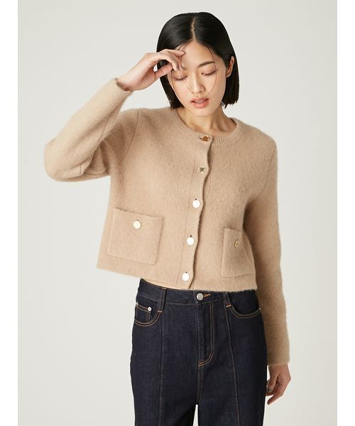 フォックスウールニットジャケット（カーディガン/ボレロ）｜FRAY I.D