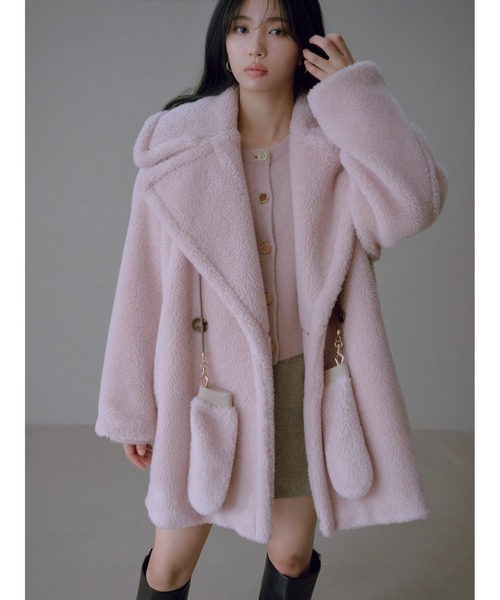 フォックスウールニットジャケット（カーディガン/ボレロ）｜FRAY I.D