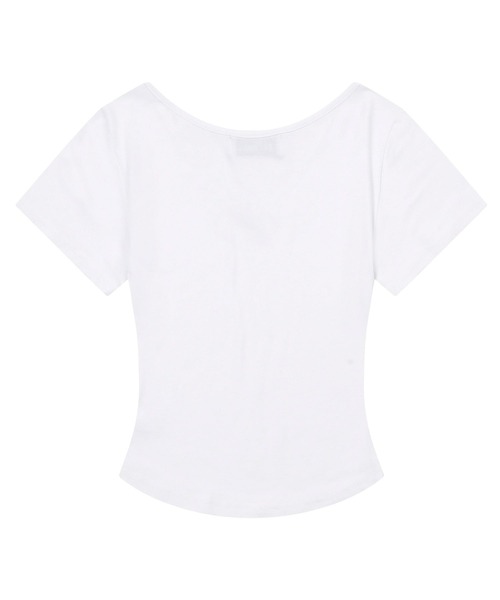 MUCENT(ムセント)の「MUCENT/ONYXロゴT(Tシャツ/カットソー・レディース・ブラック/チャコール/ホワイト・FREE)」の6枚目の写真