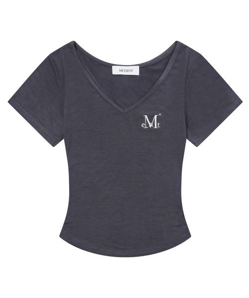 MUCENT(ムセント)の「MUCENT/ONYXロゴT(Tシャツ/カットソー・レディース・ブラック/チャコール/ホワイト・FREE)」の17枚目の写真