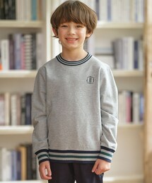 J.PRESS（ジェイプレス）の「【140-170cm】トリコリブコンビボーダー ミニ裏毛 トレーナー（スウェット）」