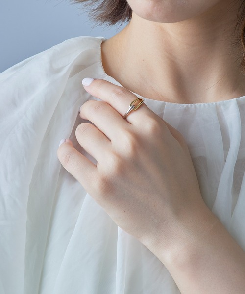 MAISON BREEZE（メゾンブリーズ）の「【MAISON BREEZE】リング Combination Metal ニッケルフリー メタル ドロップ ループ クロス 12号 指輪 OSWY（リング・レディース・その他1・FREE）」の6枚目の写真