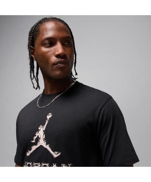 JORDAN BRAND（ジョーダンブランド）の「ジョーダン  ジョーダン DF JD SPRT BRND S/S クルー（Tシャツ/カットソー・メンズ・ブラック×ホワイト/グレー・SS/S/2XL/XL/3XL/L/M）」の5枚目の写真