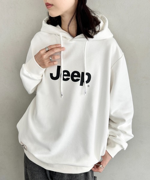 JEEP（ジープ）の「【日本未発売/WEB限定】JEEP(ジープ)/プリント プルオーバー パーカー フーディ/Big Hood T-shirt（パーカー・レディース・ホワイト/ブラウン/スカイブルー/ブラック/ベージュ・XL/M/S/L）」の17枚目の写真