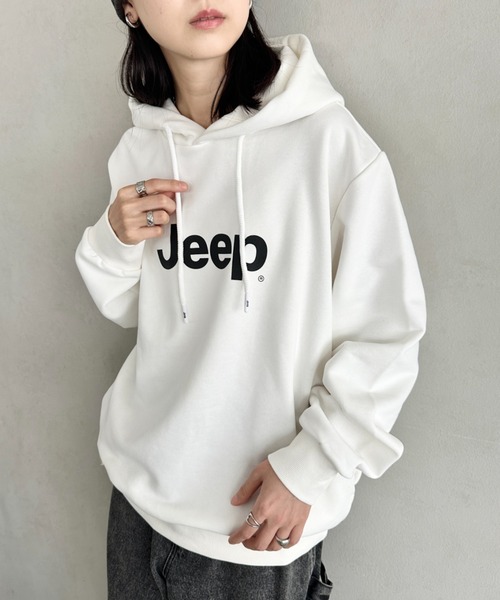 JEEP（ジープ）の「【日本未発売/WEB限定】JEEP(ジープ)/プリント プルオーバー パーカー フーディ/Big Hood T-shirt（パーカー・レディース・ホワイト/ブラウン/スカイブルー/ブラック/ベージュ・XL/M/S/L）」の16枚目の写真
