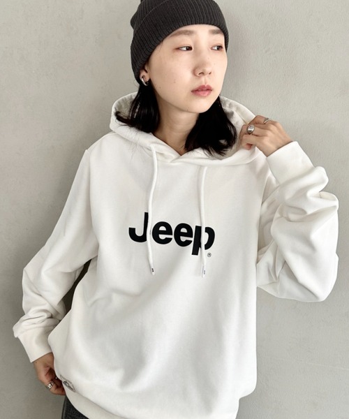 JEEP（ジープ）の「【日本未発売/WEB限定】JEEP(ジープ)/プリント プルオーバー パーカー フーディ/Big Hood T-shirt（パーカー・レディース・ホワイト/ブラウン/スカイブルー/ブラック/ベージュ・XL/M/S/L）」の22枚目の写真