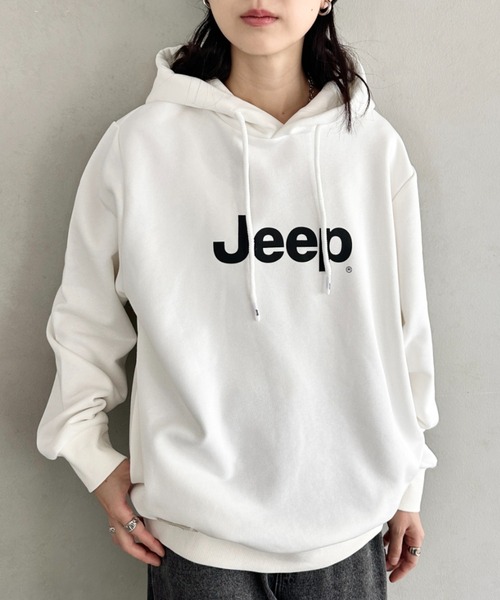 JEEP（ジープ）の「【日本未発売/WEB限定】JEEP(ジープ)/プリント プルオーバー パーカー フーディ/Big Hood T-shirt（パーカー・レディース・ホワイト/ブラウン/スカイブルー/ブラック/ベージュ・XL/M/S/L）」の18枚目の写真