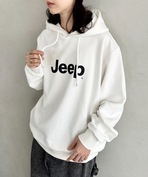 JEEP（ジープ）の「【日本未発売/WEB限定】JEEP(ジープ)/プリント プルオーバー パーカー フーディ/Big Hood T-shirt（パーカー・レディース・ホワイト/ブラウン/スカイブルー/ブラック/ベージュ・XL/M/S/L）」の19枚目の写真