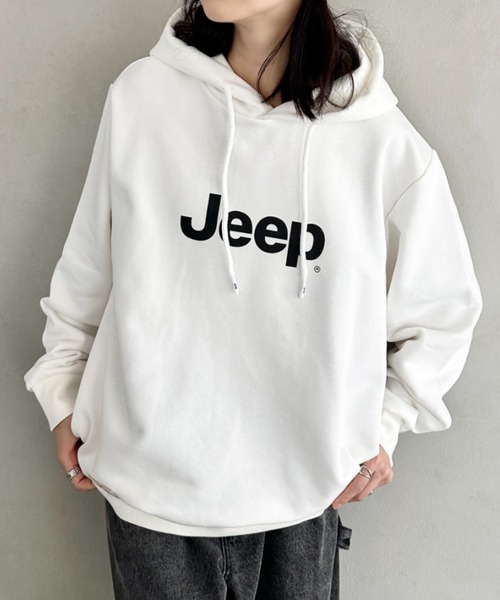 JEEP（ジープ）の「【日本未発売/WEB限定】JEEP(ジープ)/プリント プルオーバー パーカー フーディ/Big Hood T-shirt（パーカー・レディース・ホワイト/ブラウン/スカイブルー/ブラック/ベージュ・XL/M/S/L）」の20枚目の写真