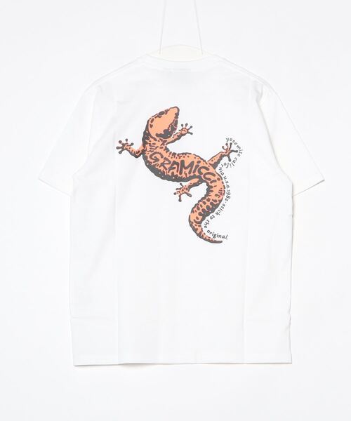 Gramicci(グラミチ)の「GECKO TEE|ゲッコーTシャツ(Tシャツ/カットソー・メンズ・ブラック系その他/ベージュ/ホワイト・M/L/XL/XXL/S)」の9枚目の写真