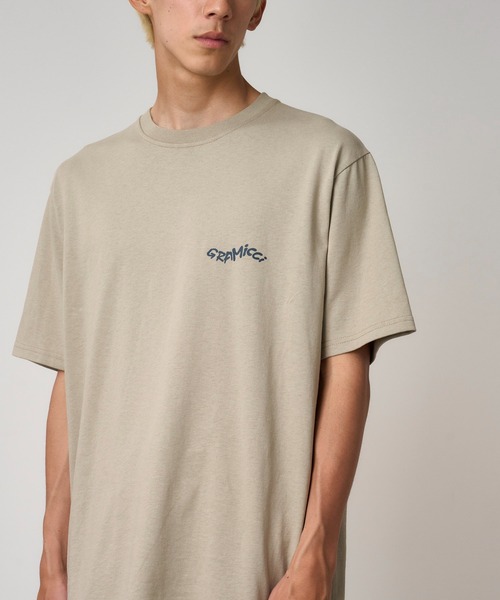 Gramicci(グラミチ)の「GECKO TEE|ゲッコーTシャツ(Tシャツ/カットソー・メンズ・ブラック系その他/ベージュ/ホワイト・M/L/XL/XXL/S)」の3枚目の写真