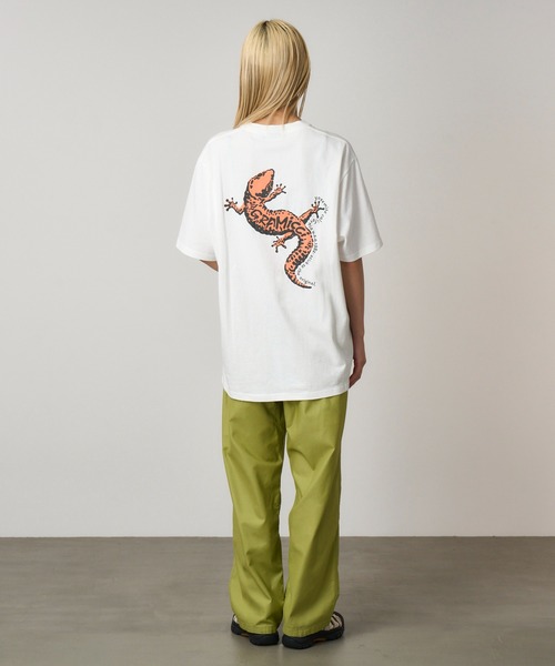 Gramicci(グラミチ)の「GECKO TEE|ゲッコーTシャツ(Tシャツ/カットソー・メンズ・ブラック系その他/ベージュ/ホワイト・M/L/XL/XXL/S)」の8枚目の写真