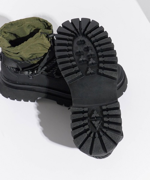 Theater code（シアターコード）の「high-cut work boots/ハイカットワークブーツスニーカー（スニーカー・メンズ・ブラック・27/28）」の10枚目の写真