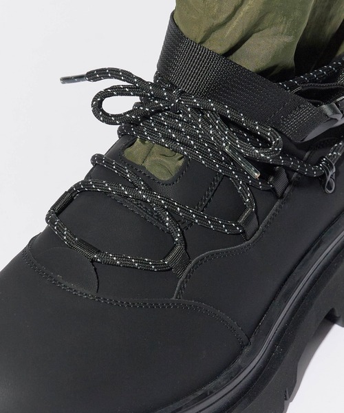 Theater code（シアターコード）の「high-cut work boots/ハイカットワークブーツスニーカー（スニーカー・メンズ・ブラック・27/28）」の7枚目の写真