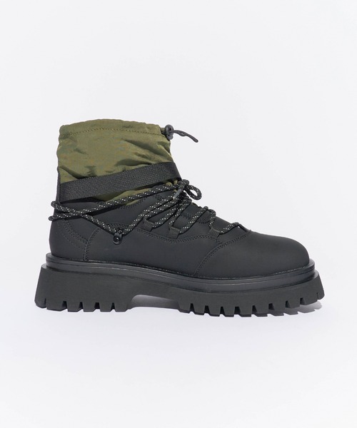 Theater code（シアターコード）の「high-cut work boots/ハイカットワークブーツスニーカー（スニーカー・メンズ・ブラック・27/28）」の13枚目の写真