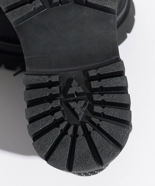 Theater code（シアターコード）の「high-cut work boots/ハイカットワークブーツスニーカー（スニーカー・メンズ・ブラック・27/28）」の12枚目の写真