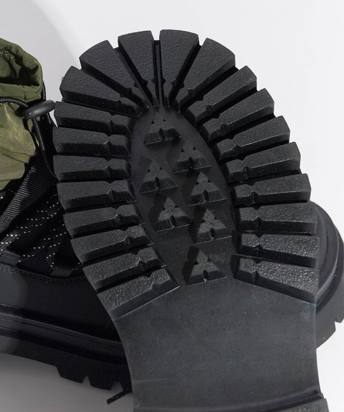 Theater code（シアターコード）の「high-cut work boots/ハイカットワークブーツスニーカー（スニーカー・メンズ・ブラック・27/28）」の11枚目の写真