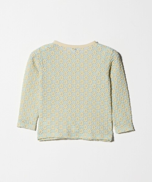 green label relaxing（グリーンレーベルリラクシング）の「花柄 ジャガードトップス / キッズ  100㎝-160㎝（Tシャツ/カットソー・キッズ・オフホワイト/ライトブルー/ブラック・120cm/150cm/110cm/160cm/130cm/140cm/100cm）」の17枚目の写真