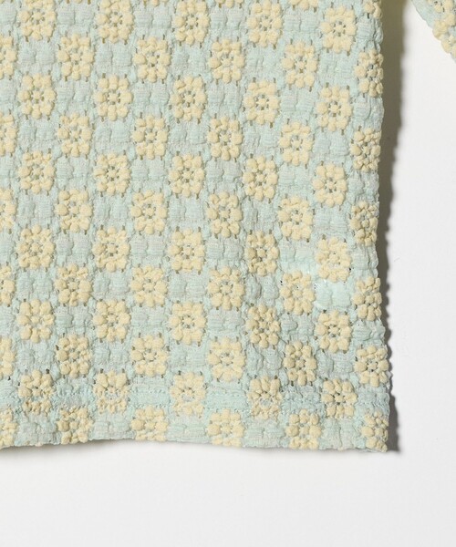 green label relaxing（グリーンレーベルリラクシング）の「花柄 ジャガードトップス / キッズ  100㎝-160㎝（Tシャツ/カットソー・キッズ・オフホワイト/ライトブルー/ブラック・120cm/150cm/110cm/160cm/130cm/140cm/100cm）」の20枚目の写真