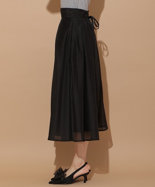 WILLSELECTION（ウィルセレクション）の「オーガンジータックフレアスカート（スカート・レディース・ピンク/ブラック/オフホワイト・MEDIUM/SMALL）」の15枚目の写真
