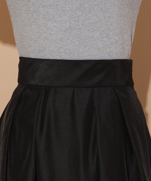 WILLSELECTION（ウィルセレクション）の「オーガンジータックフレアスカート（スカート・レディース・ピンク/ブラック/オフホワイト・MEDIUM/SMALL）」の17枚目の写真