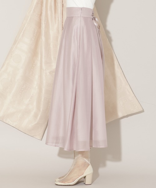 WILLSELECTION（ウィルセレクション）の「オーガンジータックフレアスカート（スカート・レディース・ピンク/ブラック/オフホワイト・MEDIUM/SMALL）」の21枚目の写真