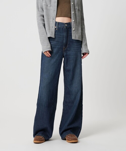 Levi's(リーバイス)の「【国内EXCLUSIVE】<Levi's>RIBCAGE ワイドデニムパンツ(デニムパンツ・レディース・ロイヤルブルー・27/26/25)」の2枚目の写真