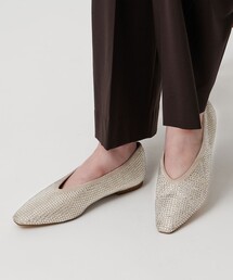 UNITED ARROWS | ラインストーン フラットシューズ(パンプス)