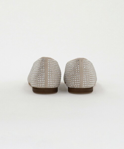 UNITED ARROWS(ユナイテッドアローズ)の「ラインストーン フラットシューズ(パンプス・レディース・ベージュ/ブラック・36h/37/36/38/37h/35/35h)」の10枚目の写真