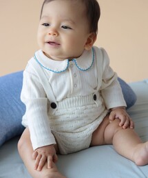 こども ビームス | ベビー ニット サスペンダー付 ブルマ 2025FW（70～80cm）(その他パンツ)