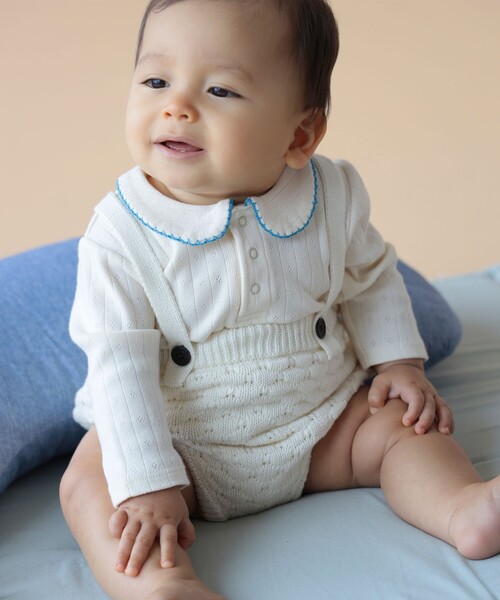 セール】ベビー ニット サスペンダー付 ブルマ 2025FW（70～80cm