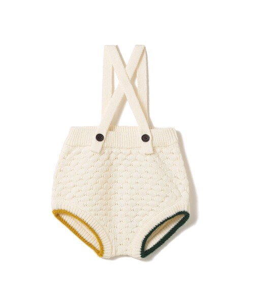 こども ビームス(コドモビームス)の「ベビー ニット サスペンダー付 ブルマ 2025FW(70~80cm)(その他パンツ・キッズ・ナチュラル/ブラウン・70/80)」の13枚目の写真