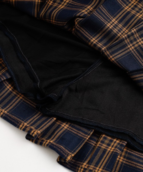 URBAN CHERRY（アーバンチェリー）の「【インナーパンツ付】グレンチェックプリーツスカート（スカート・キッズ・レッド/ブラック/イエロー・140cm/120cm/130cm/110cm/150cm）」の7枚目の写真