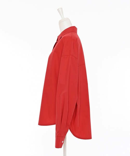 Narcissus（ナルシス）の「シンプルカラーシャツ/オーバーシャツ（シャツ/ブラウス・レディース・ピンク/レッド・FREE）」の19枚目の写真