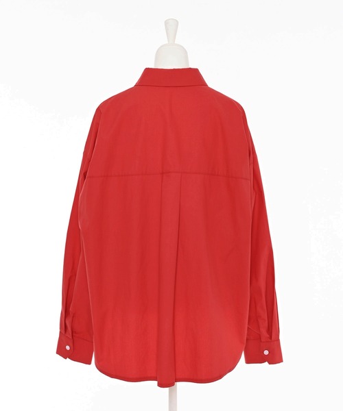 Narcissus（ナルシス）の「シンプルカラーシャツ/オーバーシャツ（シャツ/ブラウス・レディース・ピンク/レッド・FREE）」の20枚目の写真