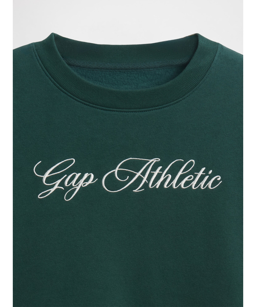GAP（ギャップ）の「ヴィンテージソフト GAPロゴ ウェッジ スウェットシャツ トレーナー（スウェット・レディース・グリーン/ライトグレー/ネイビー/ワイン/ブルー系その他/オフホワイト・XS/S/M/L/XL/XXS）」の9枚目の写真