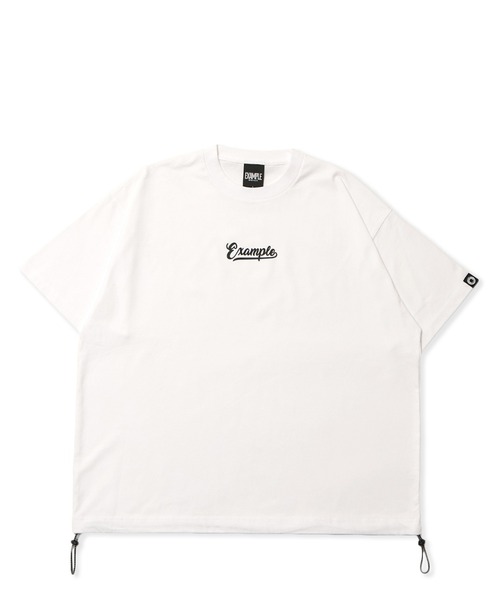 EXAMPLE(エグザンプル)の「EXAMPLE LOGO CODE S/S TEE(Tシャツ/カットソー・メンズ・ブラック/ホワイト・XL/L/M)」の1枚目の写真