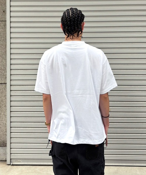 EXAMPLE(エグザンプル)の「EXAMPLE LOGO CODE S/S TEE(Tシャツ/カットソー・メンズ・ブラック/ホワイト・XL/L/M)」の4枚目の写真