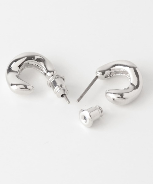 URBAN RESEARCH DOORS（アーバンリサーチドアーズ）の「プランプメタルピアス（ピアス（両耳用）・レディース・シルバー/ゴールド・ONE）」の12枚目の写真