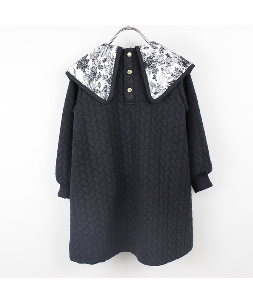 maarook（マルーク）の「ケーブル接結ノスタルジックワンピース（ワンピース・キッズ・ブラック・90cm/110cm/100cm/120cm/130cm）」の13枚目の写真
