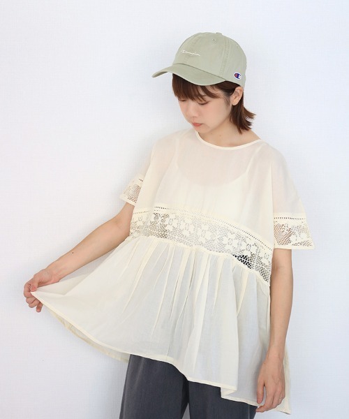 Champion（チャンピオン）の「Championウォッシュツイルハイキャップ（キャップ・レディース・チャコール/ミント/アイボリー・FREE）」の13枚目の写真