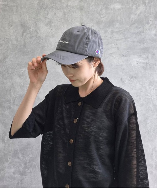 Champion（チャンピオン）の「Championウォッシュツイルハイキャップ（キャップ・レディース・チャコール/ミント/アイボリー・FREE）」の8枚目の写真