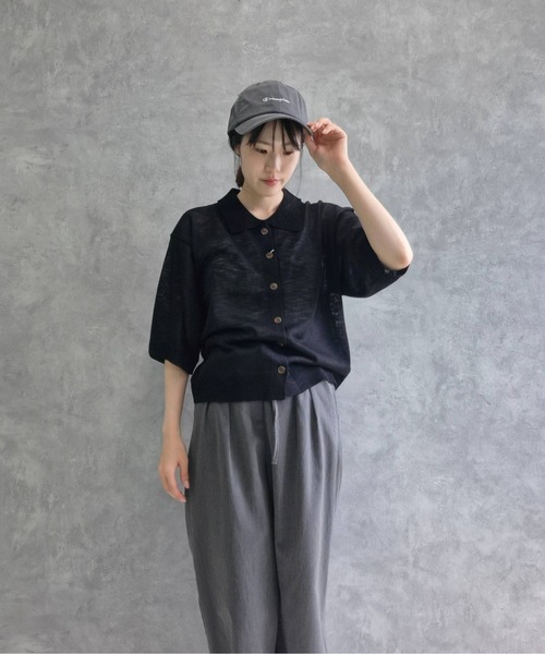 Champion（チャンピオン）の「Championウォッシュツイルハイキャップ（キャップ・レディース・チャコール/ミント/アイボリー・FREE）」の9枚目の写真