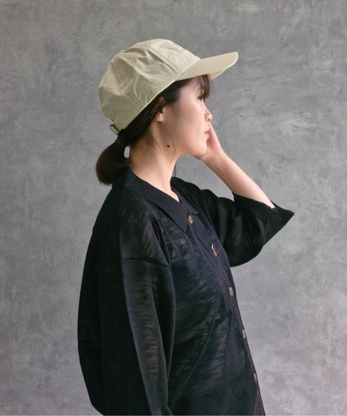 Champion（チャンピオン）の「Championウォッシュツイルハイキャップ（キャップ・レディース・チャコール/ミント/アイボリー・FREE）」の6枚目の写真