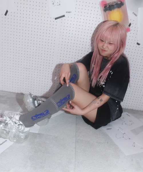 a2o(エーツーオー)の「【a2o】ロゴソックス(ソックス/靴下・メンズ・グレー・25-27CM/22-24cm)」の13枚目の写真