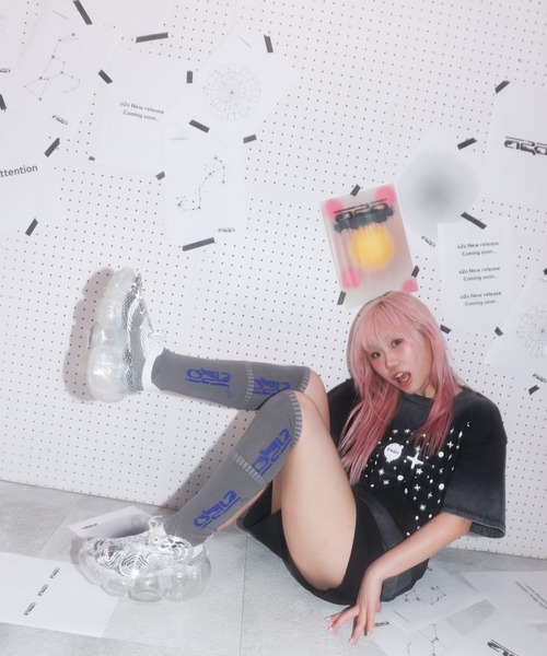 a2o(エーツーオー)の「【a2o】ロゴソックス(ソックス/靴下・メンズ・グレー・25-27CM/22-24cm)」の14枚目の写真