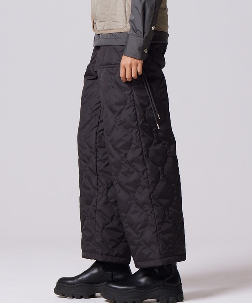 TAION（タイオン）の「【TAION（タイオン）】〈ウィメンズ〉ミリタリー ワイドダウンパンツ（その他パンツ・レディース・ブラック・M）」の5枚目の写真