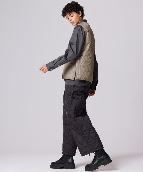 TAION（タイオン）の「【TAION（タイオン）】〈ウィメンズ〉ミリタリー ワイドダウンパンツ（その他パンツ・レディース・ブラック・M）」の7枚目の写真